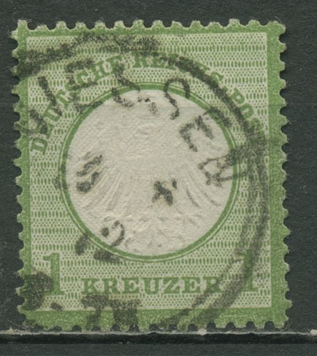 Deutsches Reich 1872 Adler mit kleinem Brustschild 7 gestempelt