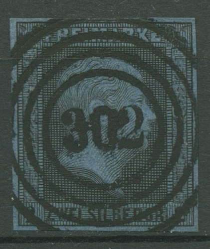 Preußen 1850 Friedrich Wilh. IV. 2 Sgr, 3 Nr.-Stpl. 302 DAHME