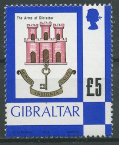Gibraltar 1979 Wappen 391 postfrisch