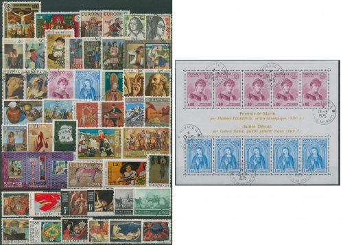 EUROPA CEPT Jahrgang 1975 gestempelt komplett (24 Länder) (SG97691)