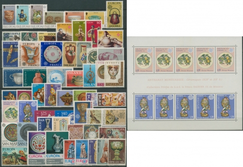 EUROPA CEPT Jahrgang 1976 postfrisch komplett (27 Länder) (SG97692)