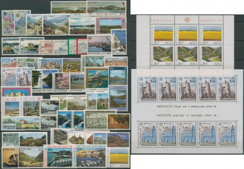 EUROPA CEPT Jahrgang 1977 postfrisch komplett (28 Länder) (SG97694)
