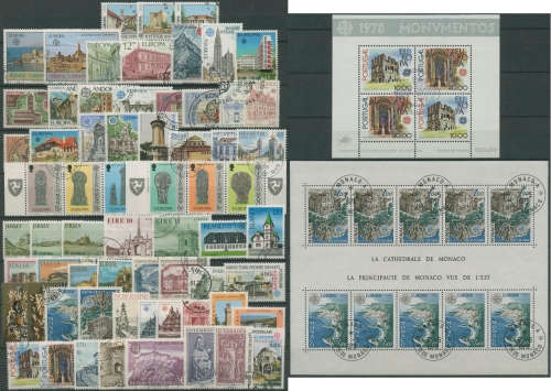 EUROPA CEPT Jahrgang 1978 gestempelt komplett (30 Länder) (SG97697)