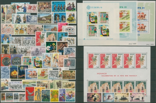 EUROPA CEPT Jahrgang 1981 postfrisch komplett (35 Länder) (SG97702)