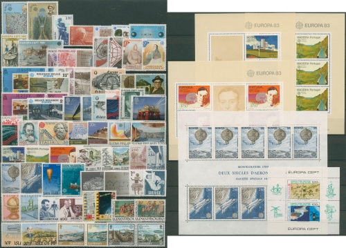 EUROPA CEPT Jahrgang 1983 postfrisch komplett (35 Länder) (SG97704)