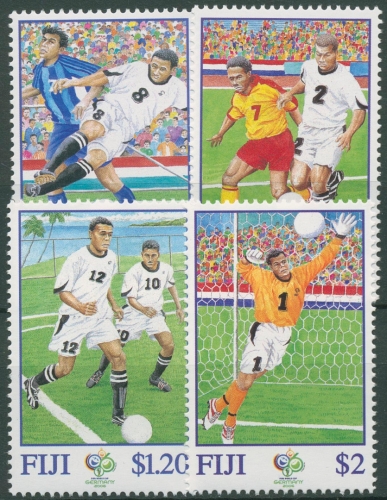 Fidschi 2006 Fußball-WM in Deutschland 1167/70 postfrisch