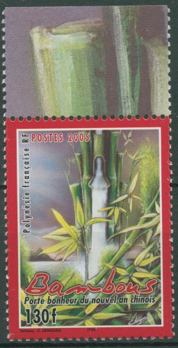 Französisch-Polynesien 2005 Neujahr Pflanzen Bambus 938 postfrisch