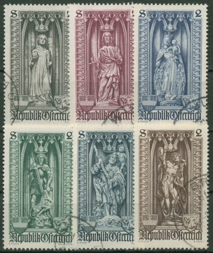 Österreich 1969 Diözese Wien Domkirche St.Stephan Heilige 1284/89 gestempelt
