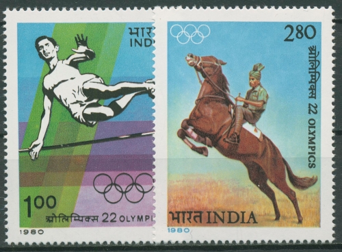 Indien 1980 Olympia Sommerspiele Moskau 834/35 postfrisch