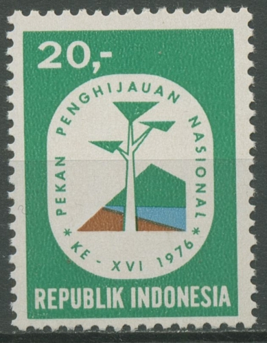 Indonesien 1976 Naturschutz Aufforstung 853 postfrisch
