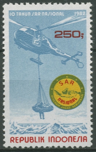 Indonesien 1982 Lebensrettungsgesellschaft Hubschrauber 1044 postfrisch