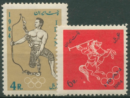 Iran 1964 Olympia Sommerspiele Tokio 1228/29 postfrisch
