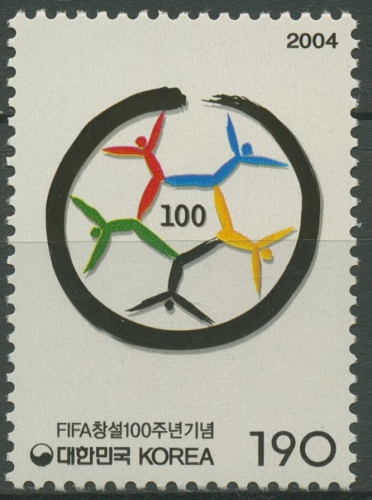 Korea (Süd) 2004 Internationaler Fußballverband FIFA 2404 postfrisch