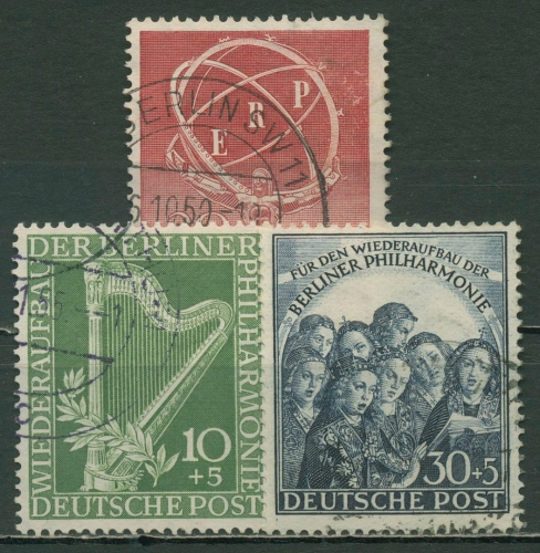 Berlin Jahrgang 1950 komplett (71/73) gestempelt