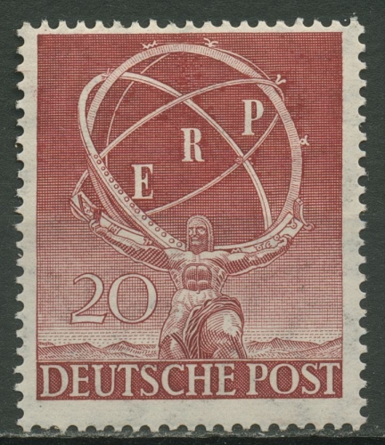Berlin 1950 Marshallplan ERP 71 postfrisch