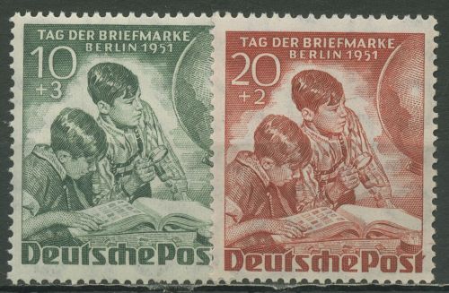 Berlin 1951 Tag der Briefmarke 80/81 postfrisch
