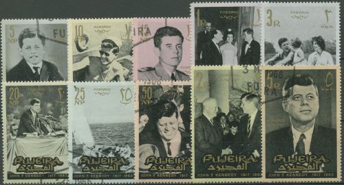 Fujeira 1965 Präsident John F. Kennedy 28/37 A gestempelt