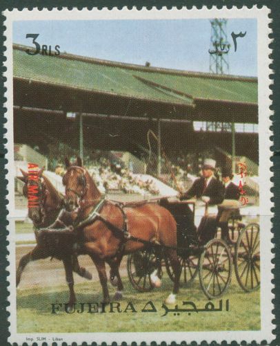 Fujeira 1972 Verkehr Pferdekutsche 1293 A postfrisch