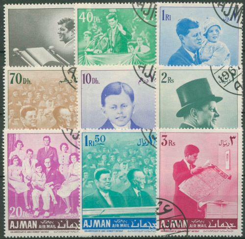 Ajman 1967 Präsident John F. Kennedy 141/49 A gestempelt
