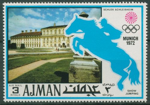 Ajman 1971 Olympia Sommerspiele´72 München Schloss Schleißheim 745 A postfrisch