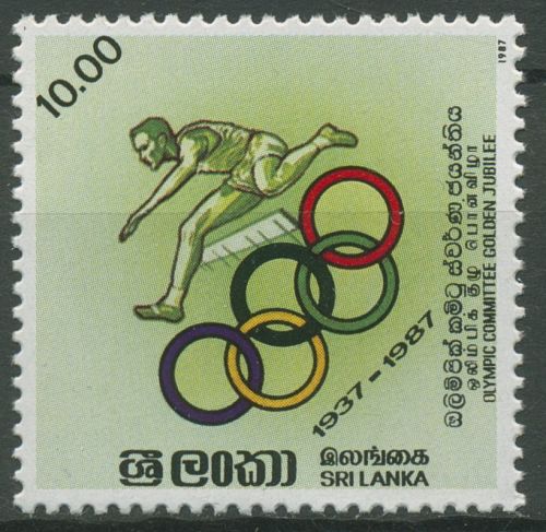 Sri Lanka 1987 Olympia Olympisches Komitee Hürdenläufer 803 postfrisch