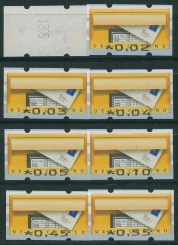 Bund ATM 2002 mit Werteindruck-Type der Nr. 6/7 (Satz RS 4) 5 F I Nr. postfrisch