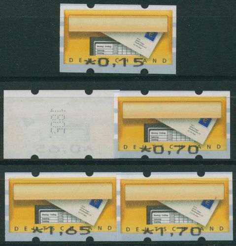 Bund ATM 2002 Werteindruck-Type der Nr. 6/7 (Satz VS 11) 5 F I Nr. postfrisch