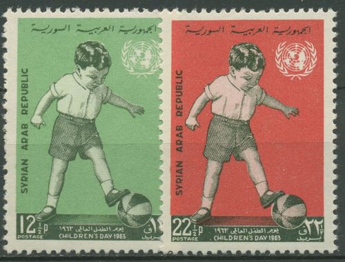 Syrien 1963 Internationaler Kindertag UNO 848/49 postfrisch