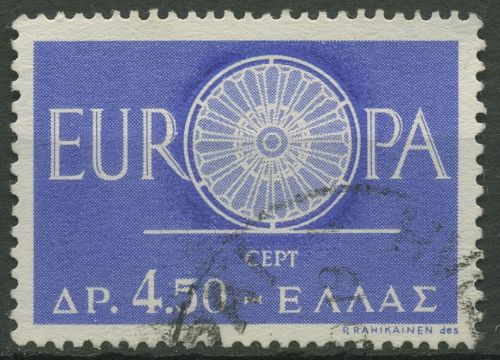 Griechenland 1960 EUROPA: Wagenrad 746 gestempelt