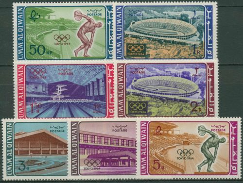 Umm-Al-Qaiwain 1964 Olympische Sommerspiele Tokio 19/25 A postfrisch