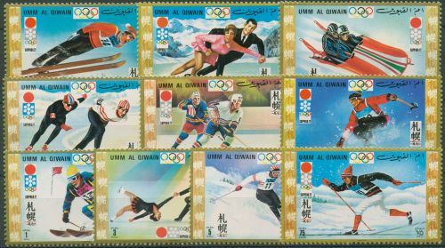 Umm-Al-Qaiwain 1971 Olympische Winterspiele´72 Sapporo 454/63 A postfrisch