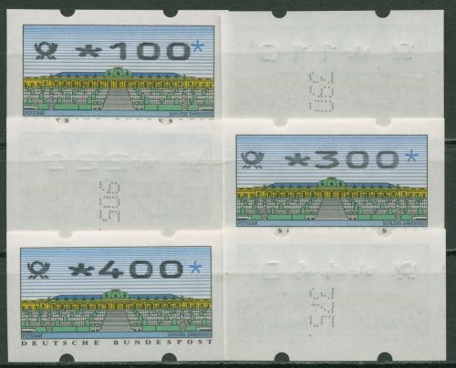 Bund ATM 1999 ATM mit Rollen-Nr. Versandstellensatz 2.2.3 VS 2 Nr. postfrisch