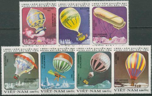 Vietnam 1983 Luftfahrt Ballone 1298/04 A ungebraucht o.G.