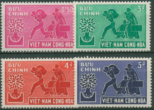 Vietnam - Süd 1960 Weltflüchtlingsjahr 204/07 postfrisch