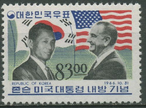 Korea (Süd) 1966 Staatsbesuch von L.B.Johnson 562 postfrisch