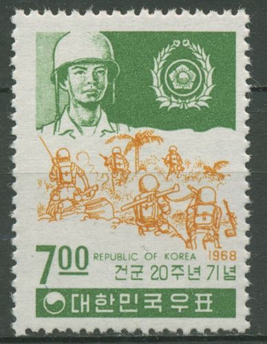 Korea (Süd) 1968 Streitkräfte Landstreitkräfte Infanterie 622 postfrisch