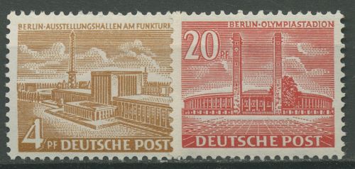 Berlin 1953 Berliner Bauten 112/13 postfrisch
