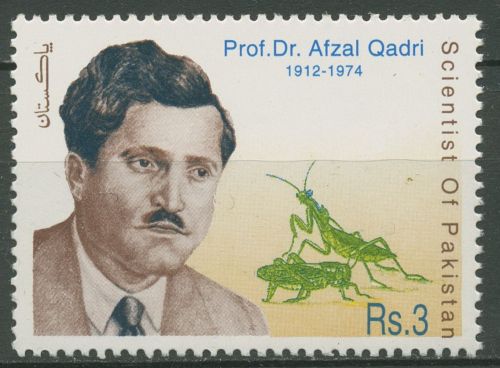 Pakistan 1999 Wissenschaftler Qadri, Entomologe 1058 postfrisch