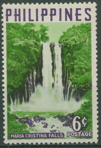 Philippinen 1959 Tourismus Wasserfall Maria-Cristina-Fälle 642 A postfrisch