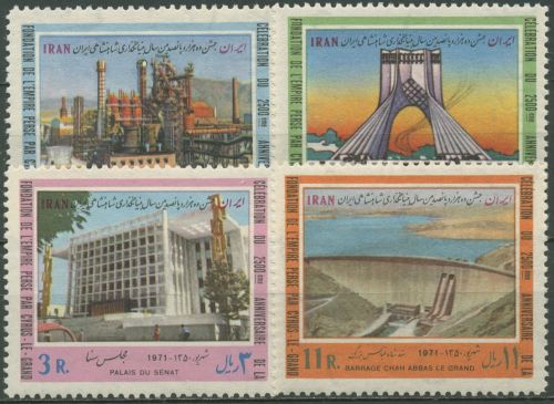 Iran 1971 2500. Gründungstag des persischen Reiches Bauwerke 1521/24 postfrisch