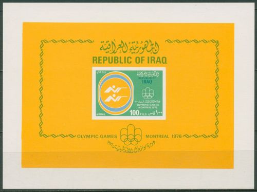 Irak 1976 Olympische Sommerspiele Montreal Block 27 postfrisch (C97864)