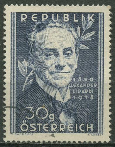 Österreich 1950 100. Geburtstag von Alexander Girardi 958 gestempelt