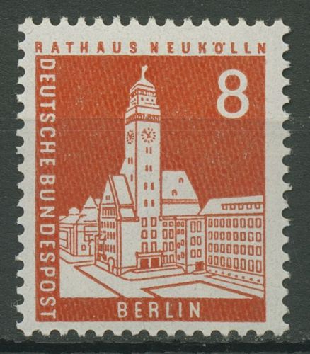Berlin 1959 Berliner Stadtbilder: Rathaus Neukölln 187 postfrisch