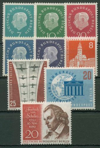 Berlin Jahrgang 1959 komplett (182/90) postfrisch