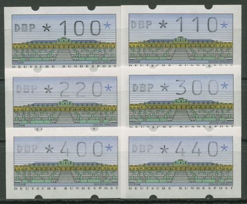 Bund ATM 1997 Automatenmarken Versandstellensatz 2.1.2 VS 3 postfrisch