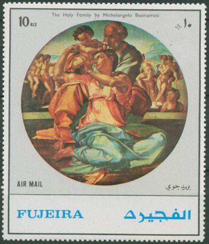 Fujeira 1972 Michelangelo Gemälde Heilige Familie 1530 A postfrisch (C98242)