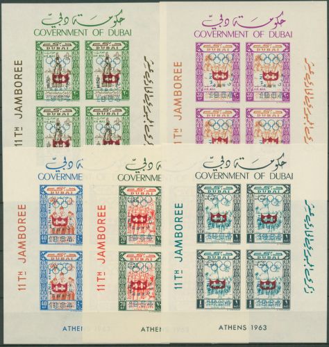 Dubai 1964 Olympische Winterspiele Innsbruck Block 15/19 postfrisch (C98265)