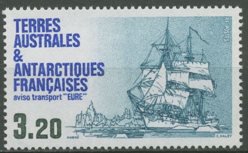 Franz. Antarktis 1987 Transport-Avisoschiff EURE 227 postfrisch