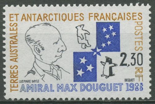 Franz. Antarktis 1990 Admiral Max Douguet 272 postfrisch