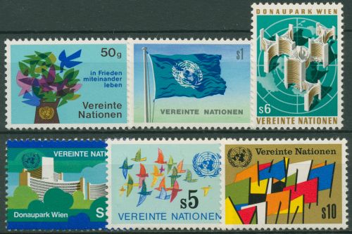 UNO Wien 1979 Flaggen Frieden 1/6 postfrisch